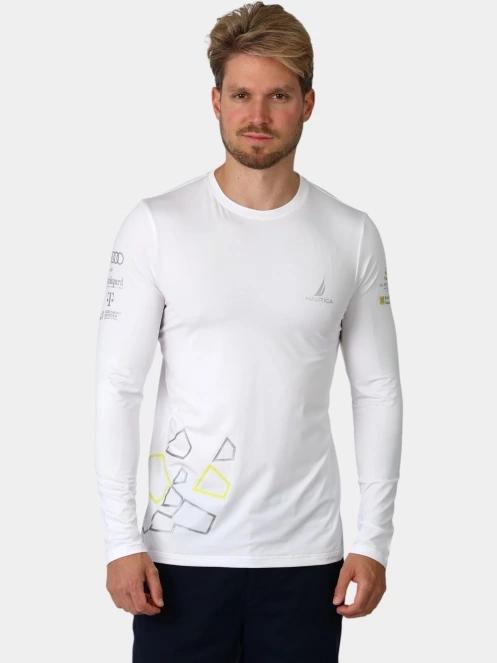 Nautica Lionel 2 Long Sleeve T-Shirt férfi hosszú ujjú póló fehér színben 2