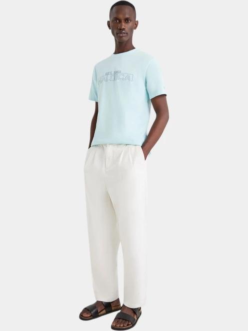 Nautica Medway T-Shirt férfi rövid ujjú póló világoskék színben 4