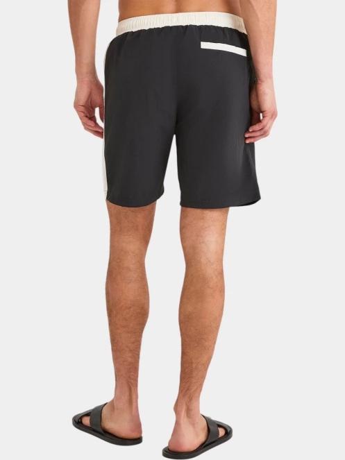Nautica Derwent 7” Swim Short férfi fürdőnadrág fekete színben 3
