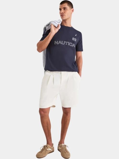 Nautica Aire T-Shirt férfi rövid ujjú póló sötétkék színben 4