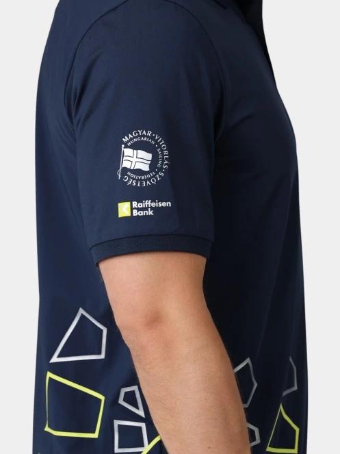 Nautica Leon 3 Polo férfi galléros póló sötétkék színben 7