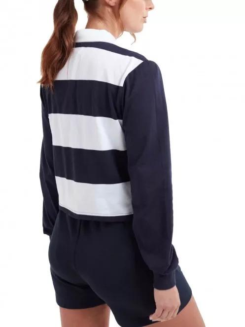 Nautica Naryn Rugby Shirt női galléros póló sötétkék színben 3
