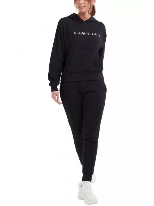 Nautica Luna Crop Hoody női kapucnis pulóver fekete színben 4