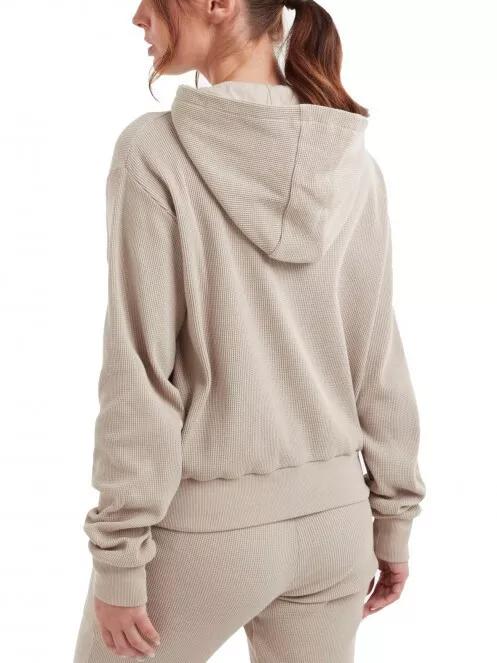 Nautica Luna Crop Hoody női kapucnis pulóver homok színben 3