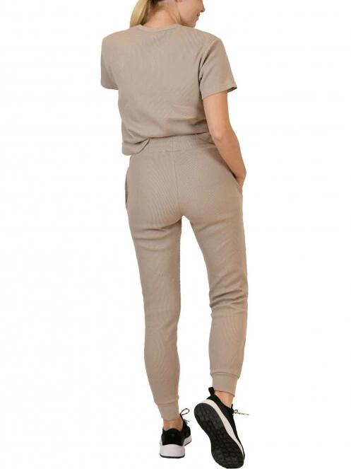 Nautica Bailey Jersey Pant női tréning nadrág homok színben 4