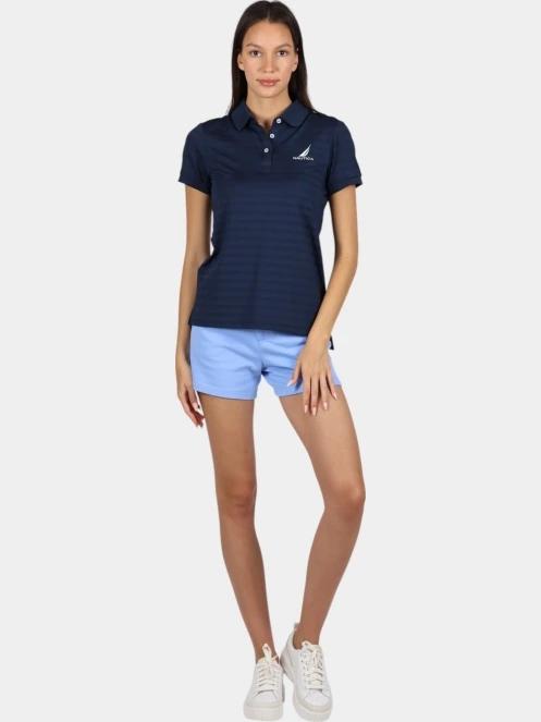 Nautica Felan Polo Shirt női galléros póló sötétkék színben 5