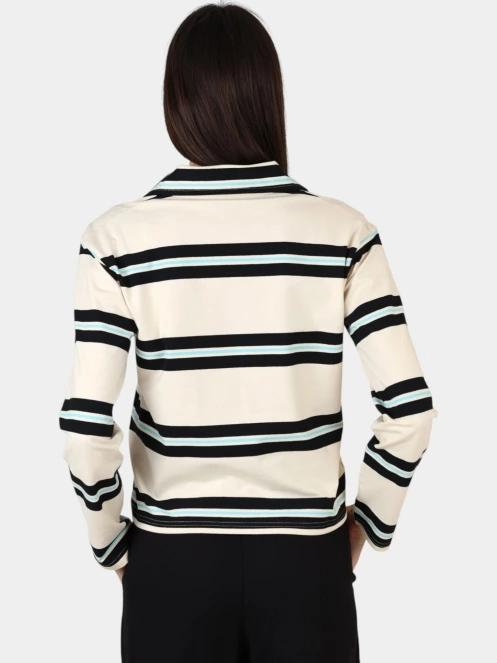Nautica Salado LS Polo Shirt női hosszú ujjú galléros póló homok színben 4