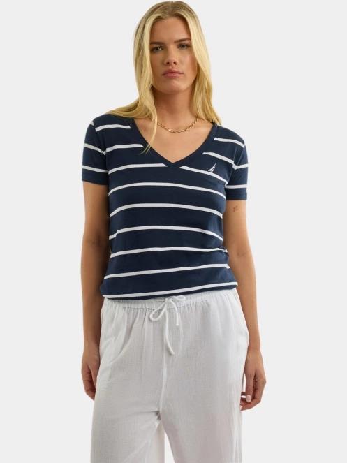 Nautica Hosta T-Shirt női rövid ujjú póló sötétkék színben 2