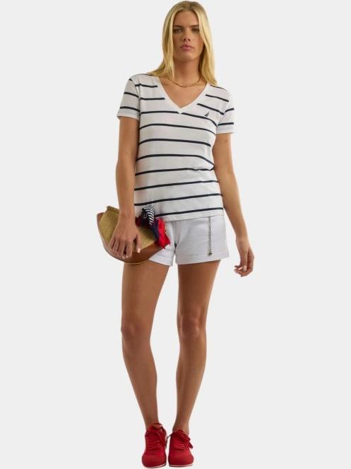 Nautica Hosta T-Shirt női rövid ujjú póló fehér színben 4