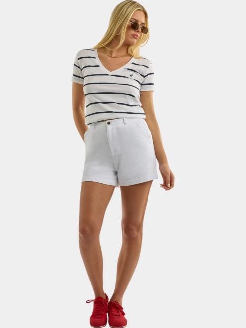 Nautica Kora Short női rövidnadrág fehér színben 4