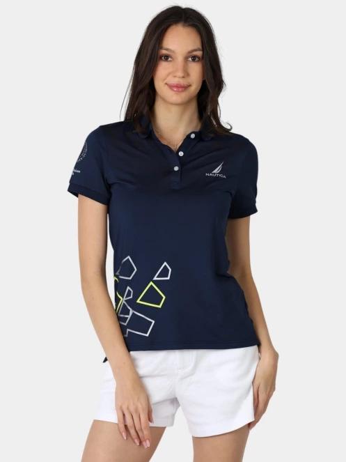 Nautica Layla 2 Polo női galléros póló sötétkék színben 2