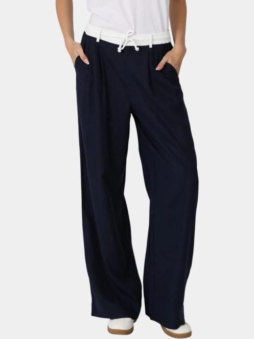 Nautica Ontario Pant női bő szárú nadrág sötétkék színben 2