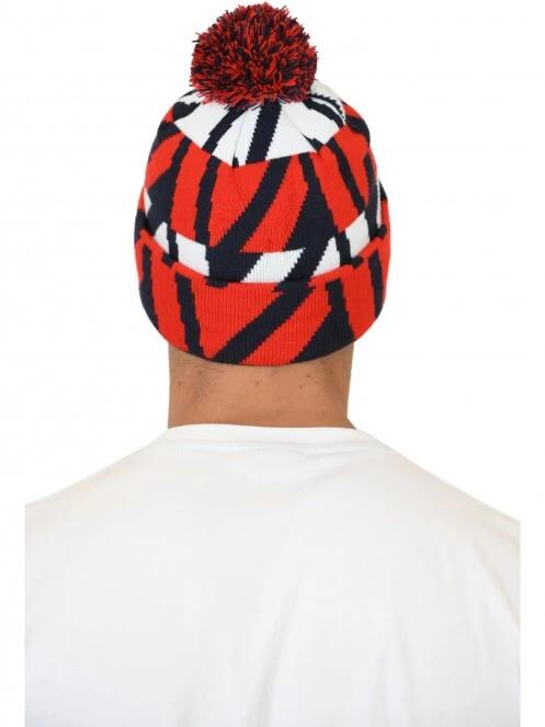 Nautica Wyler Pom Pom Beanie bojtos sapka sötétkék színben 4