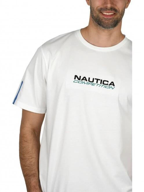 Nautica Tonkin T-Shirt férfi rövid ujjú póló fehér színben 5