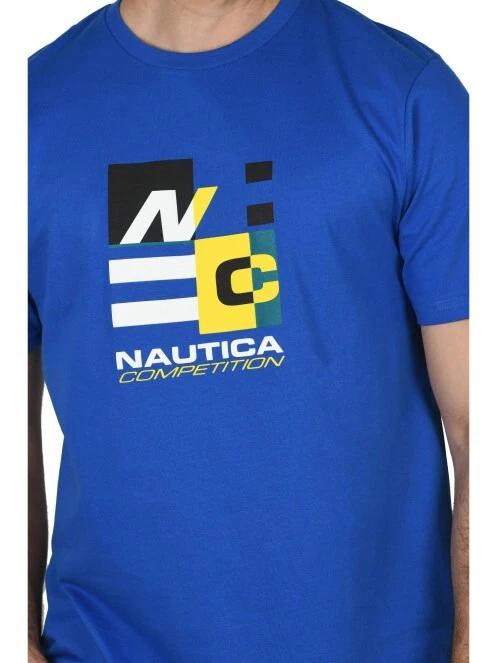 Nautica St Vincent T-Shirt férfi rövid ujjú póló kék színben 5