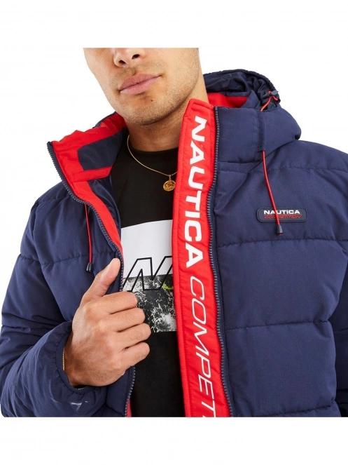 Nautica Barbuda Padded Jacket férfi utcai kabát sötétkék színben 5