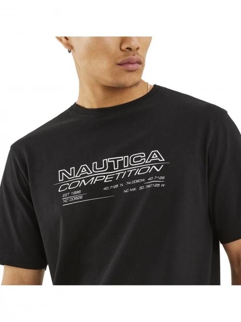 Nautica Jaden T-Shirt férfi rövid ujjú póló fekete színben 5
