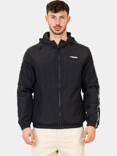 Nautica Tilsedn Track Top férfi kapucnis pulóver fekete színben 2