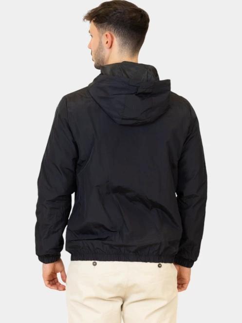 Nautica Tilsedn Track Top férfi kapucnis pulóver fekete színben 4