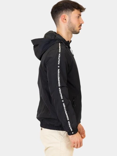 Nautica Tilsedn Track Top férfi kapucnis pulóver fekete színben 5