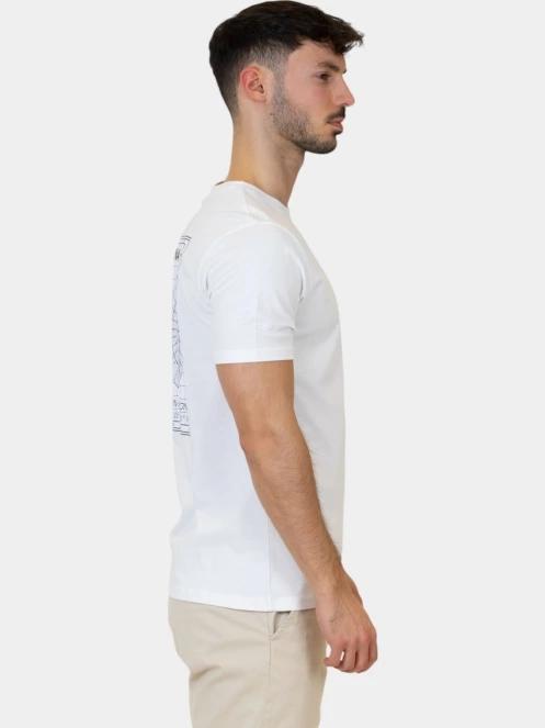 Nautica Rayon T-Shirt férfi rövid ujjú póló fehér színben 5