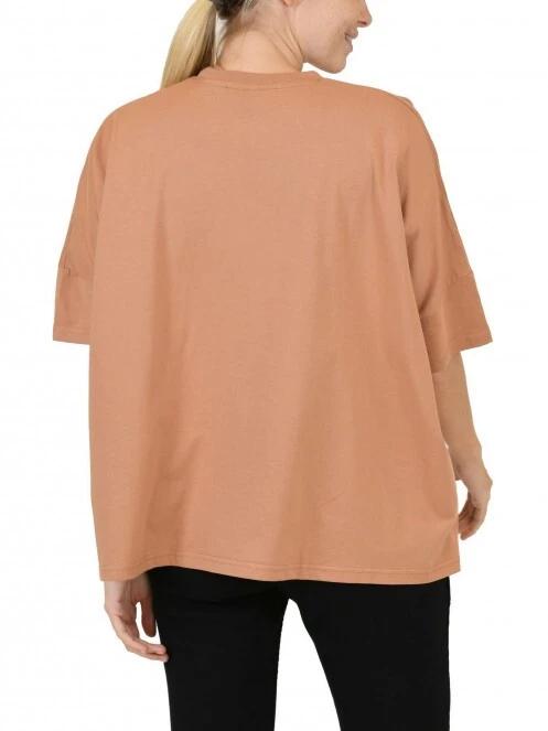 Nautica Elm Oversized T-Shirt női oversize póló barna színben 4