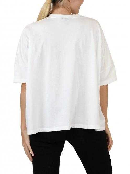 Nautica Elm Oversized T-Shirt női oversize póló fehér színben 4