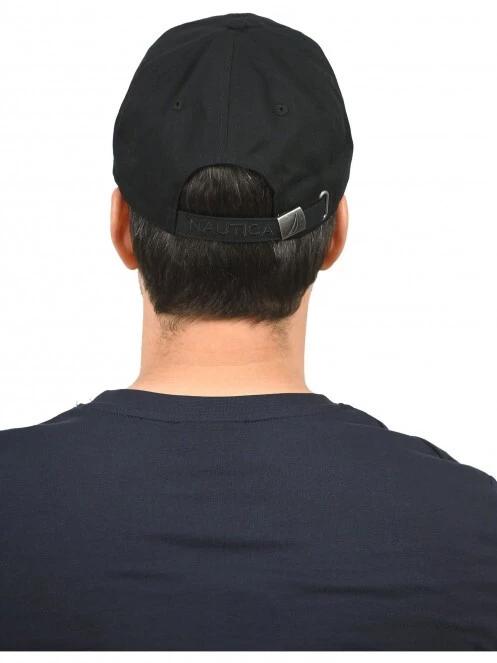 Nautica Ruck Strapback Cap baseball sapka fekete színben 4