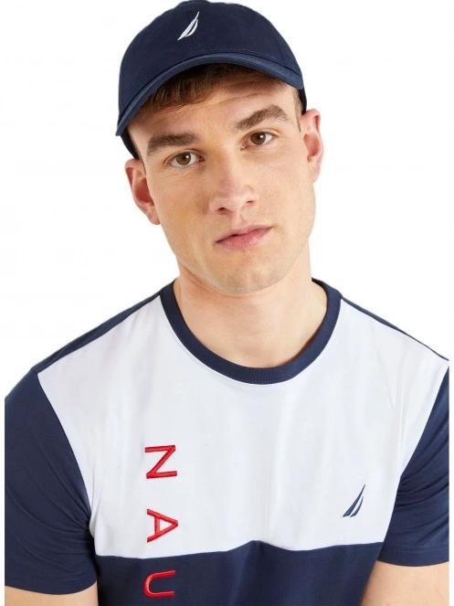 Nautica Ruck Strapback férfi baseball sapka sötétkék színben 2