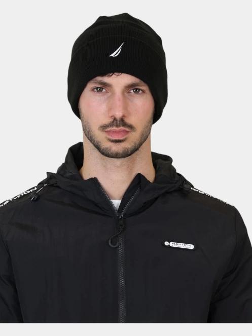 Nautica Gerro Beanie sapka fekete színben 2