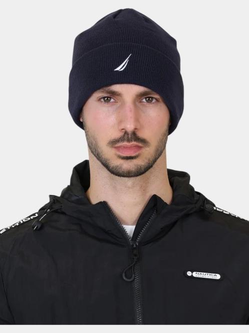 Nautica Gerro Beanie sapka sötétkék színben 2