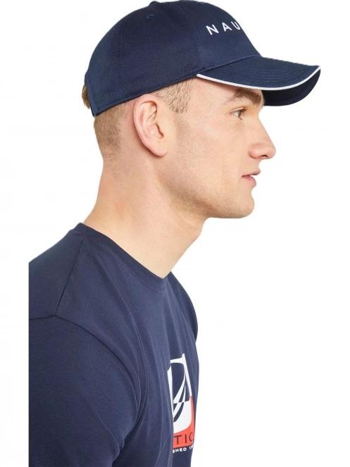Nautica Robson Snapback Cap férfi baseball sapka sötétkék színben 4