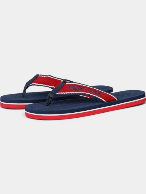 Nautica Massachussets férfi flip flop papucs sötétkék színben 4