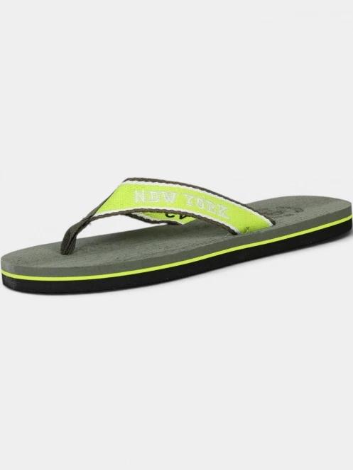 Nautica Massachussets férfi flip flop papucs sötétzöld színben 2