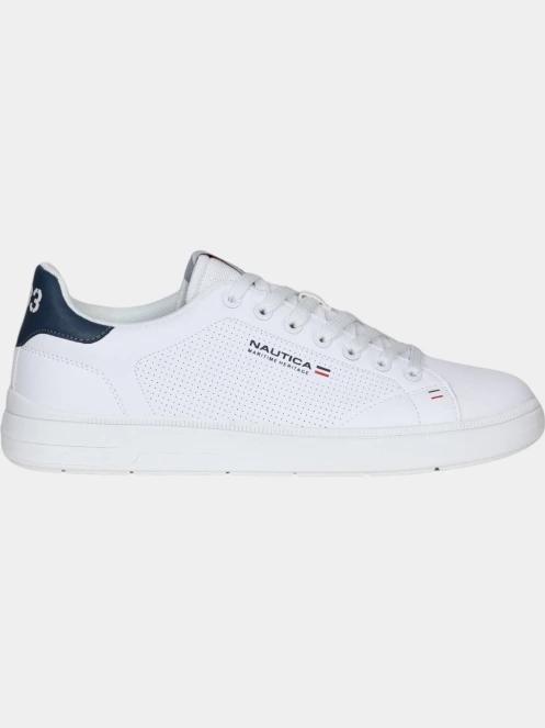 Nautica STARDUST 2.0 LTH WHITE-FLAG férfi rövid szárú cipő fehér színben 3