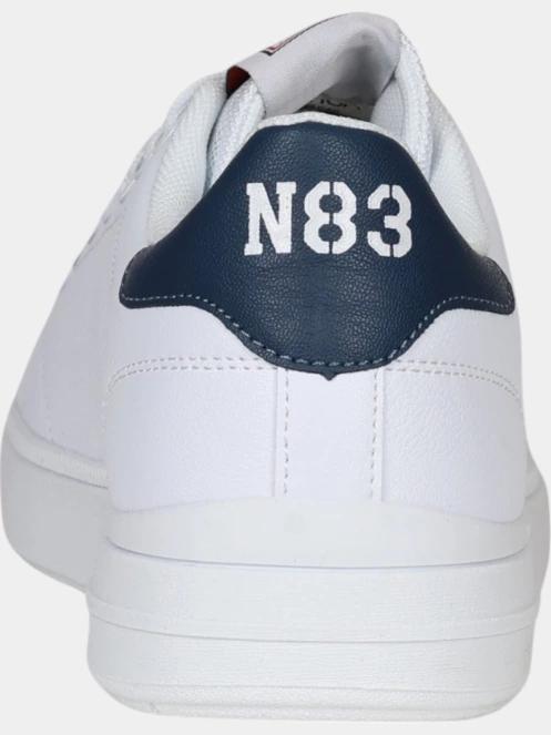 Nautica STARDUST 2.0 LTH WHITE-FLAG férfi rövid szárú cipő fehér színben 4