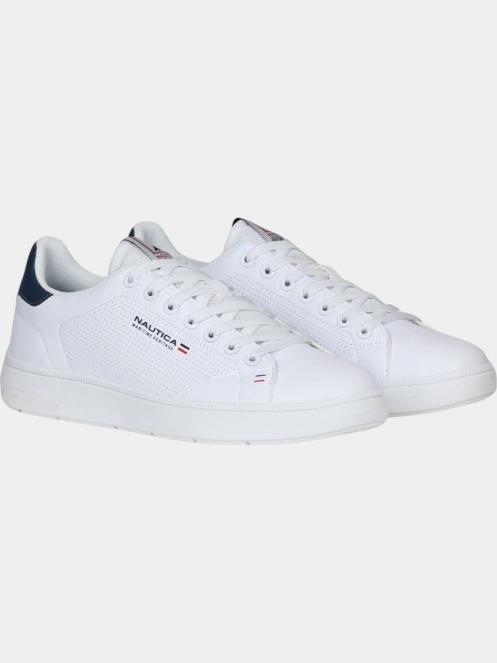 Nautica STARDUST 2.0 LTH WHITE-FLAG férfi rövid szárú cipő fehér színben 6