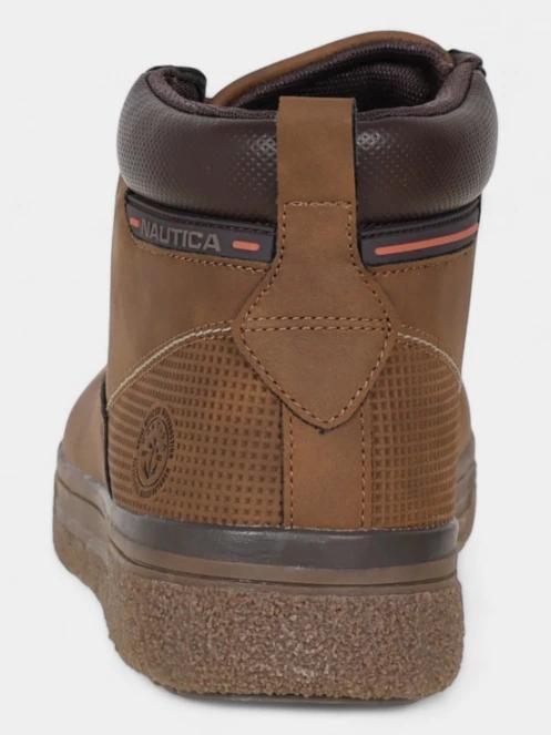 Nautica Hudson NBK férfi magas szárú cipő barna színben 4