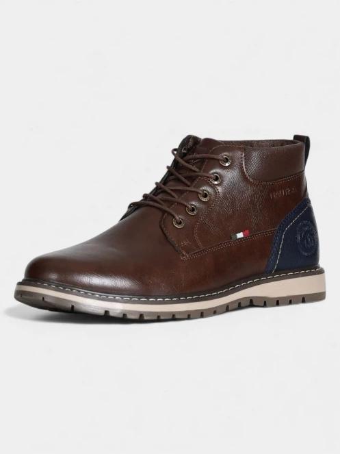Nautica Explorer férfi magas szárú cipő barna színben 2