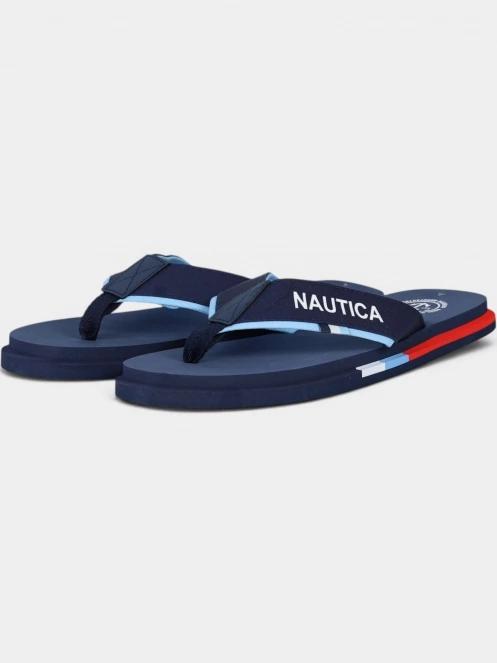 Nautica Pag férfi flip flop papucs sötétkék színben 4
