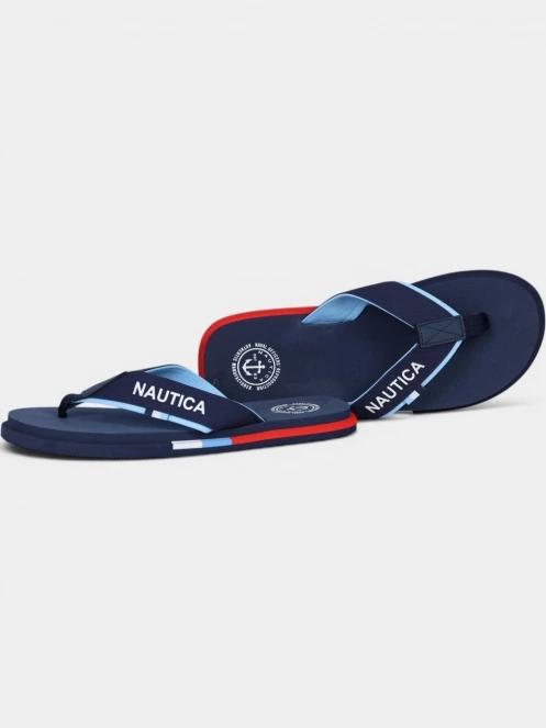 Nautica Pag férfi flip flop papucs sötétkék színben 5