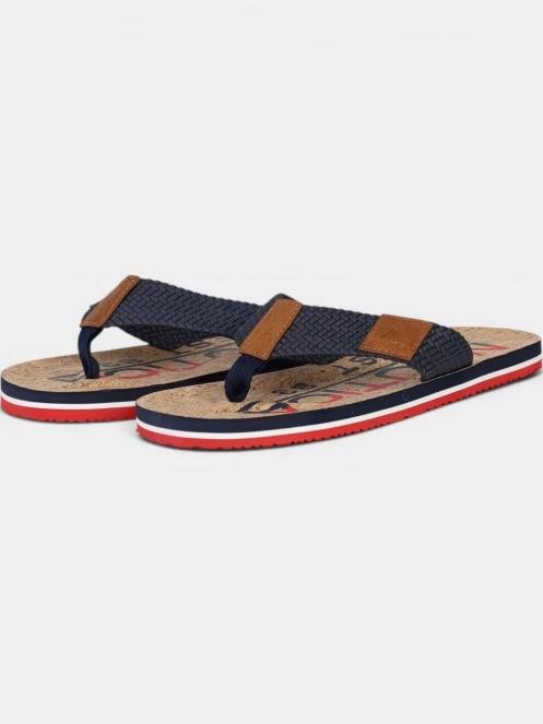 Nautica Tahiti férfi flip flop papucs barna színben 4