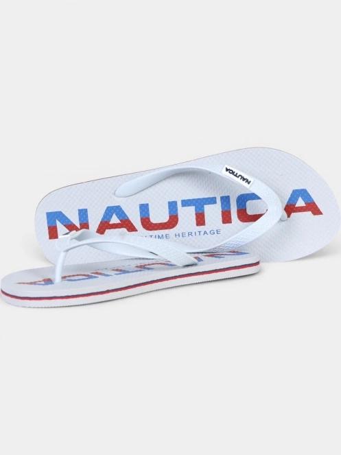 Nautica Fortaleza férfi flip flop papucs fehér színben 5