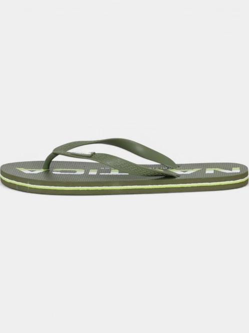 Nautica Fortaleza férfi flip flop papucs zöld színben 3