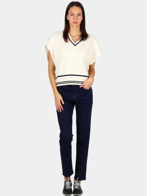 TBS Naomipoc női farmernadrág sötétkék színben 5