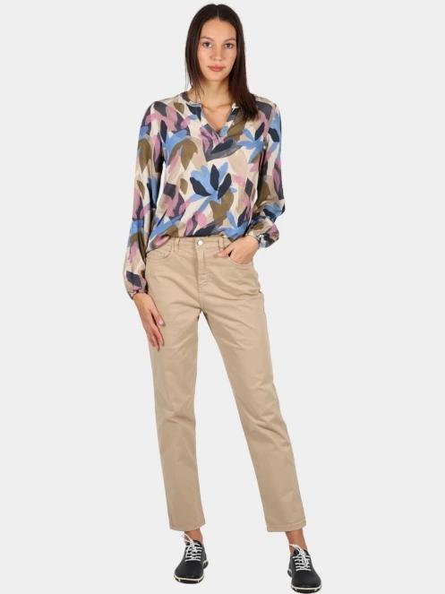 TBS Nattymom női hosszú nadrág homok színben 5