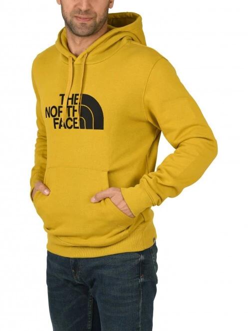 The North Face M Drew Peak Pullover Hoodie - Eu férfi kapucnis pulóver sárga színben 2