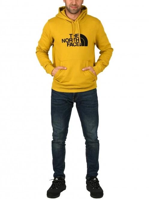 The North Face M Drew Peak Pullover Hoodie - Eu férfi kapucnis pulóver sárga színben 5