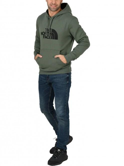 The North Face M Drew Peak Pullover Hoodie - Eu férfi kapucnis pulóver oliva színben 5