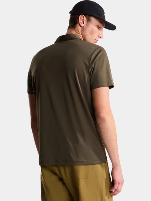 The North Face M Tanken Polo - Eu férfi galléros póló oliva színben 4